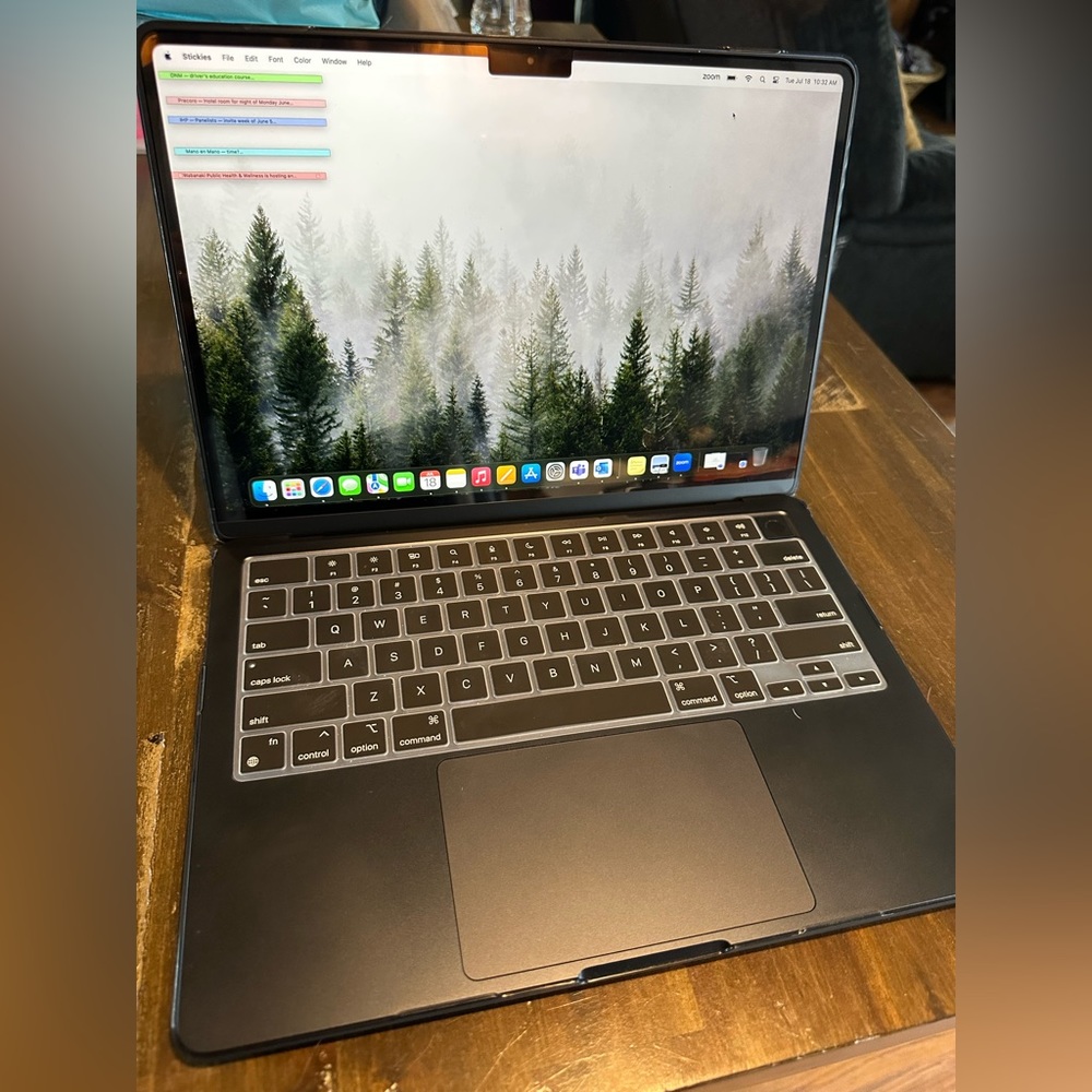 MacBook Air 13.6" Laptop - Apple M2 chip - 8GB Memory 256GB SSD Midnight (2022)